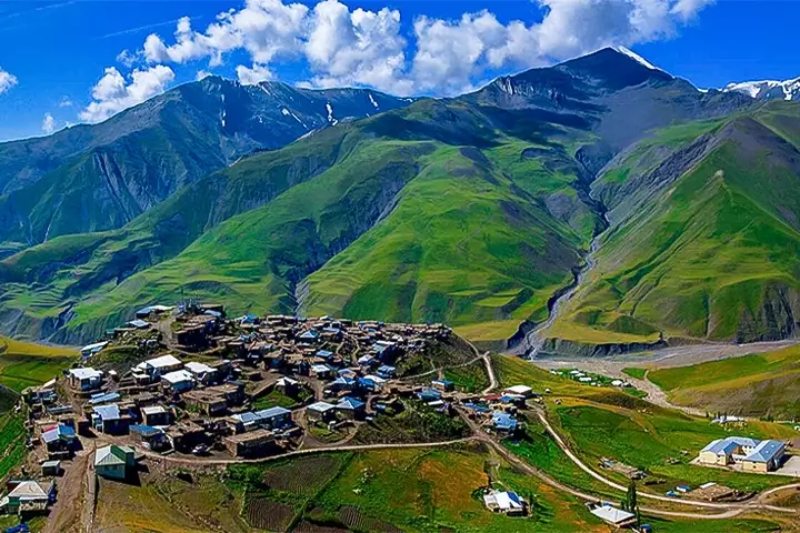 Khinalug Village